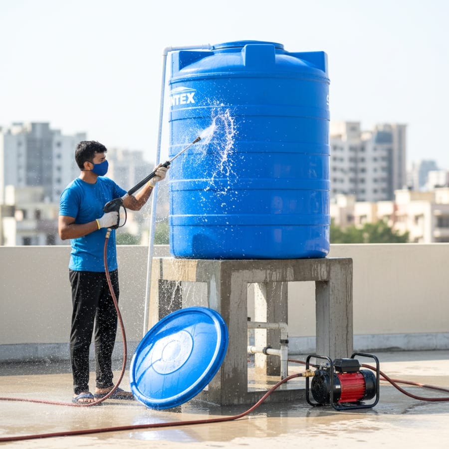 Water Tank Wash